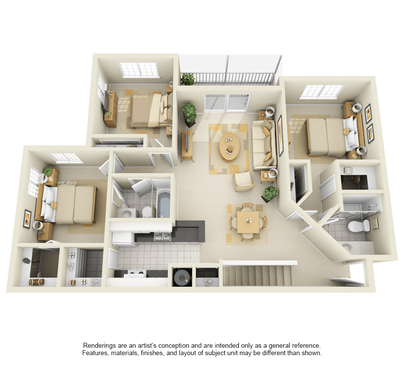 C3 - Huntington floor plan